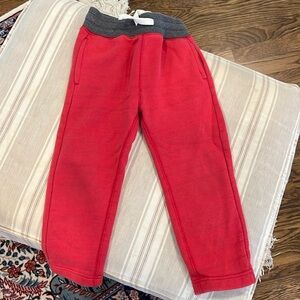 Super comfy and cute size 3, T red joggers from the gap